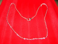 Halskette Handarbeit Edelstahl 14 K rose vergoldet 2 mm breit 42 cm lang