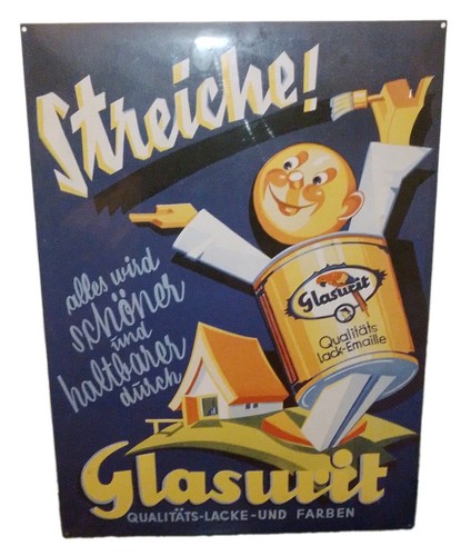 Blechschild 42cm - 30,