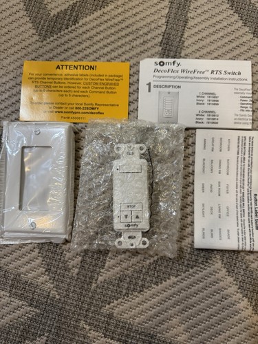 Somfy decoflex wirefree 1 - somfy, wirefree,