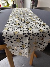 REDBEST Tischläufer 40 X 160 cm (Weihnachtsdekoration - Sterne Muster)