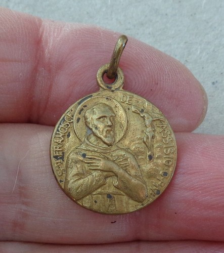 Heiligenanhänger franziskus - heiligenanhänger,
