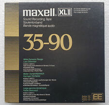 Maxell XLII 35-90 Tonbänder, EE Position, 18cm Plastik-Spule, gebraucht