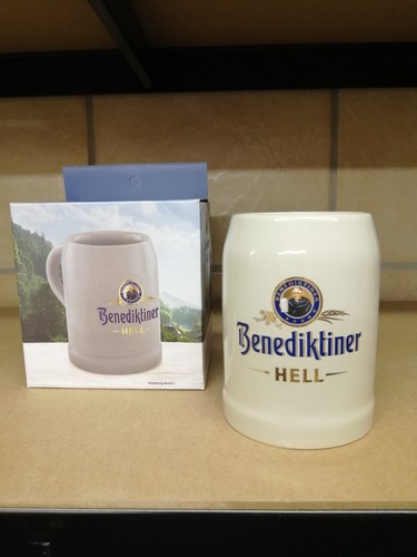 Benediktiner hell steinkrug - steinkrug, 1x