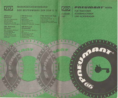 Ddr prospekt pneumant reifen - pneumant,