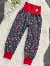 ♥ Pumphose Kind Mitwachshose ♥ Gr.  98-104 NEU Handmade *Fliegenpilz*