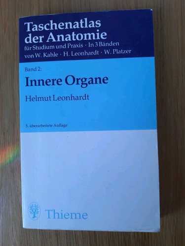 Taschenatlas der anatomie band - der,