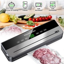6 in 1 Vakuumiergerät Vakuumierer Folienschweißgerät Lebensmittel mit 30 Beutel
