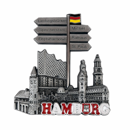 Magnet hamburg metall - magnet,