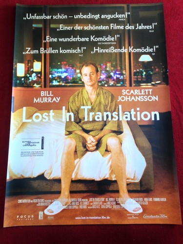 Lost translation kinoplakat - in,
