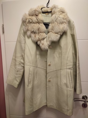 Echtleder mantel jacke mit - jacke,