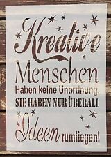 Schablone f.Schild Kreativ