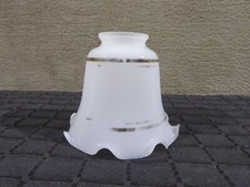 Glas Lampenschirm Tulpe Lampenglas Weiß Ø 55 mm Lampe Glasschirm Tulpenglas