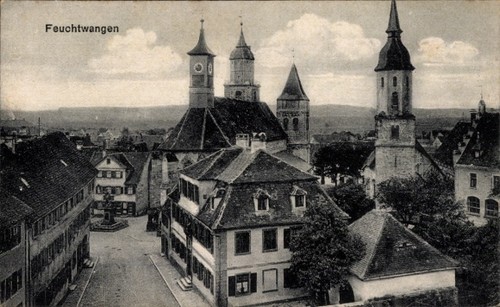 Feuchtwangen in - ak,