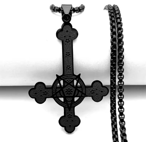 Satan inverted cross 666 - satan,