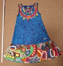 Desigual kleid ärmellos blau - ärmellos,