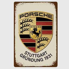 Blechschild Porsche