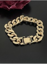 Gold Armband 22 Karat vergoldet Altin Kaplama Bilezik Bileklik Massiv Pompös NEU