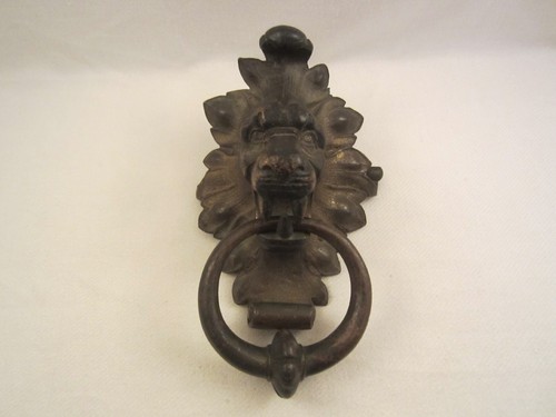 Löwe tür klopfer - tÜr, bronze