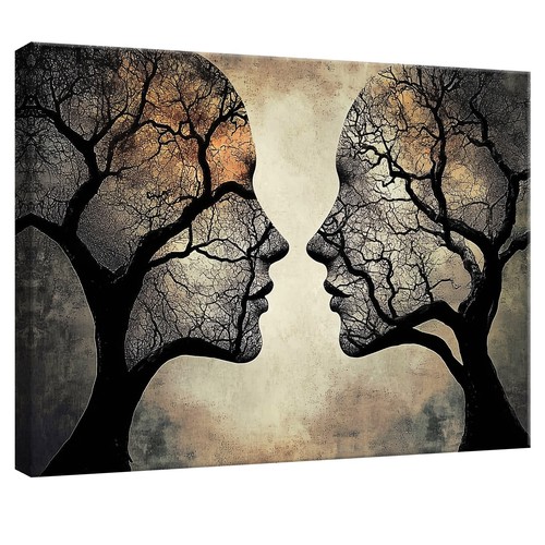 Leinwand bilder baum abstrakt - baum,