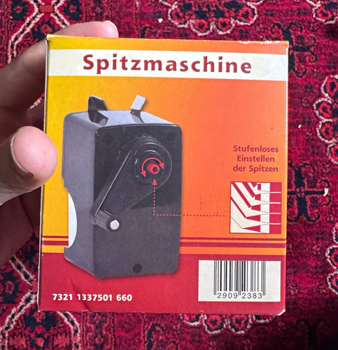 Spitzmaschine manuell