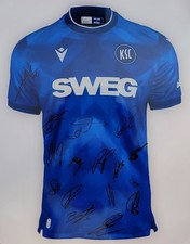SIGNIERTES GROSSES KARLSRUHER SC / KSC FOTO / BILD " HEIM-TRIKOT " TEAM 25 / 26