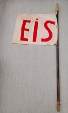 Eis Fahne Handgenäht Vintage