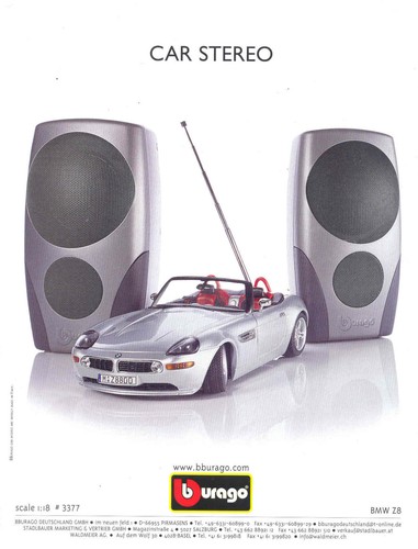 Bburago werbeseite bmw z8 - bburago,