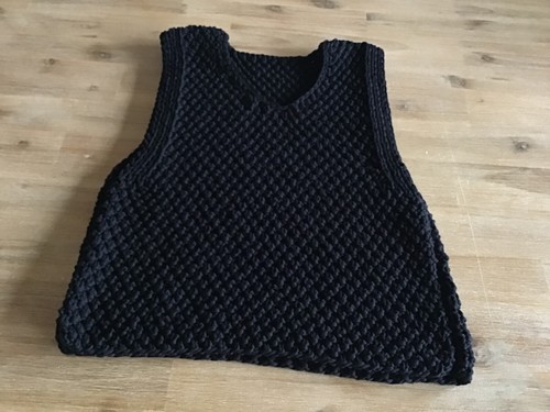 ärmelloser strickpullover - ärmelloser,