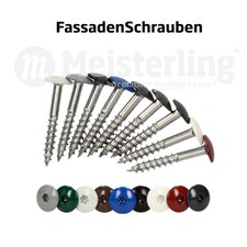 Meisterling® FassadenSchrauben 20 - 55 mm in V4a / V2a Inox / Niro / Edelstahl
