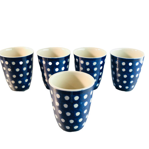Teeschalen becher punkte - teeschalen,