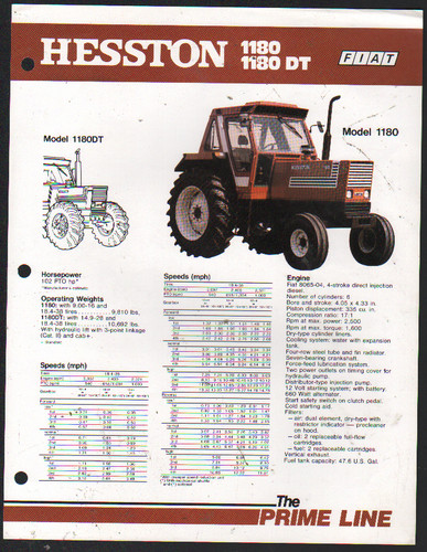1980 hesston 1180 - 1180,