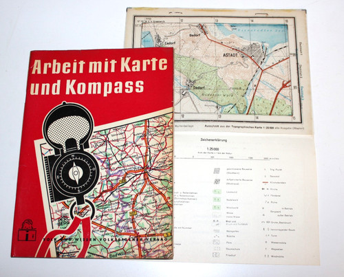 Buch arbeit mit karte und - mit,
