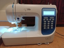 Elektrische Nähmaschine Carina Professional 197 Stiche Weiss 70 Watt Motor  