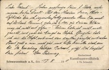 Ak Schwarzenbach an der Saale