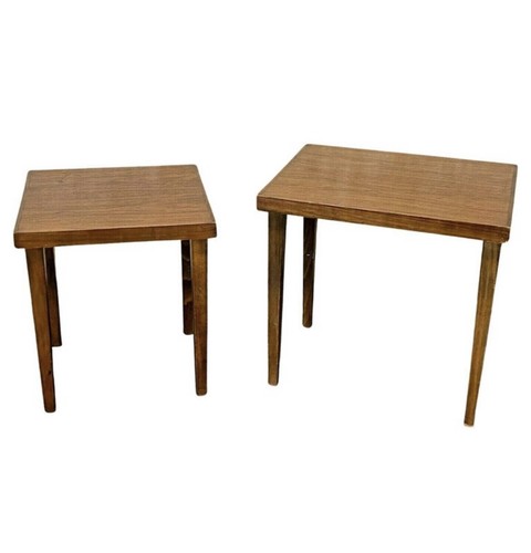 60er 70er jahre side table - 2x,