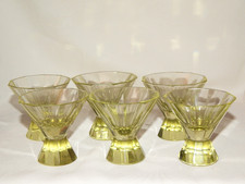 6 Likörgläser Art Deco