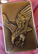 Benzinfeuerzeug Adler Emblem