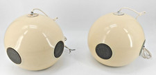zwei Kugel Lautsprecher Kugellautsprecher 60er 70er Jahre Vintage Sound Boxen