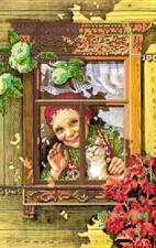 Perlenstickbild Stickbild