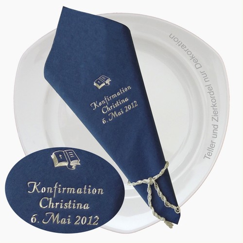 Servietten konfirmation - servietten,