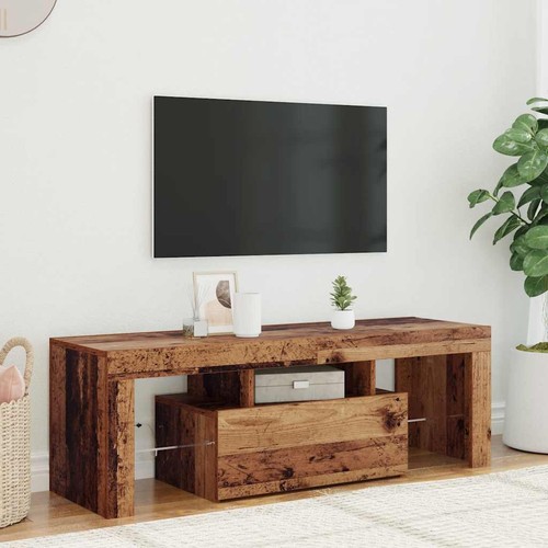 Schrank mit led lowboard - tv,