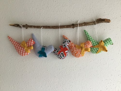 Vögel aus stoff tilda - vögel,
