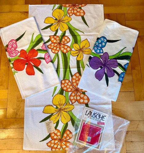Handtuch ddr frottana - handtuch, blumen