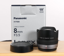 Panasonic Lumix G 8mm Fisheye f3,5 ++ Vitrinenmodell Neu ++ vom Fotohändler ++