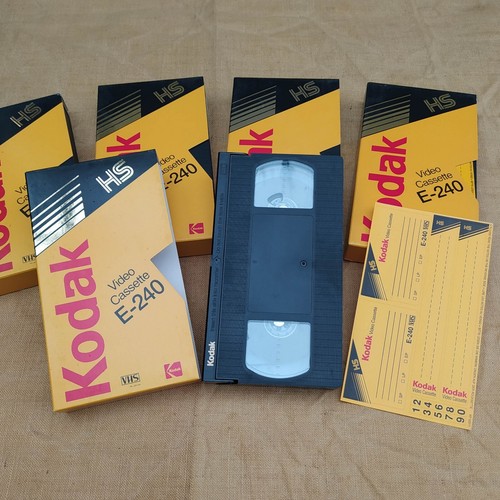 Set vhs 240 kodak - 5x,