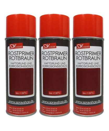 Grundierung rotbraun 400ml - grundierung, 3x