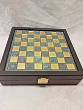 Schachspiel Schachbrett Manopoulos Byzantinische Epoche  Figuren Handgefertigt