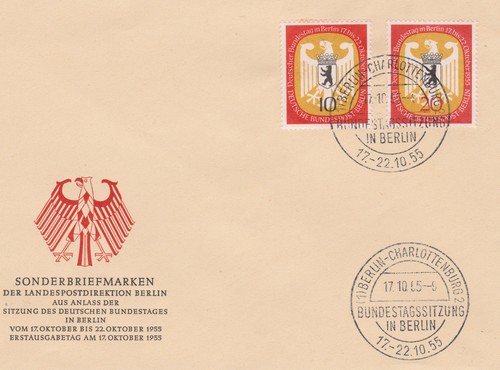 Berlin fdc 129 30 - nr., 129-30