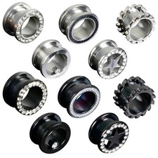 24mm flesh tunnel plug - 4-24mm, stahl