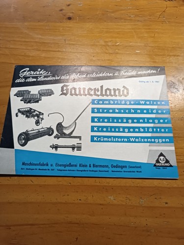 Prospekt sauerland 1961 - prospekt,